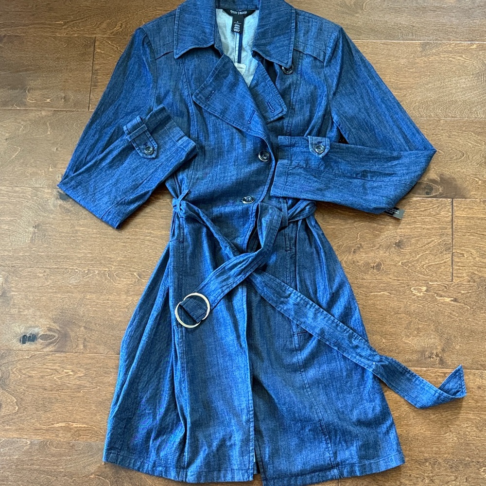 White House Black Market Indigo Denim Jacket